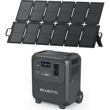 Kit BLUETTI Elite 320 avec Panneau Solaire 220 W - Batterie 3200 Wh, Générateur solaire 2x1800W