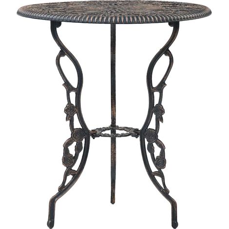 Set da Bistrot 3 pz Salotto da Giardino in Alluminio Pressofuso (1/5)