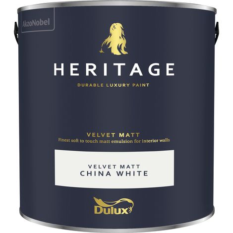 Dulux Heritage Velvet Matt - 2.5L - China White