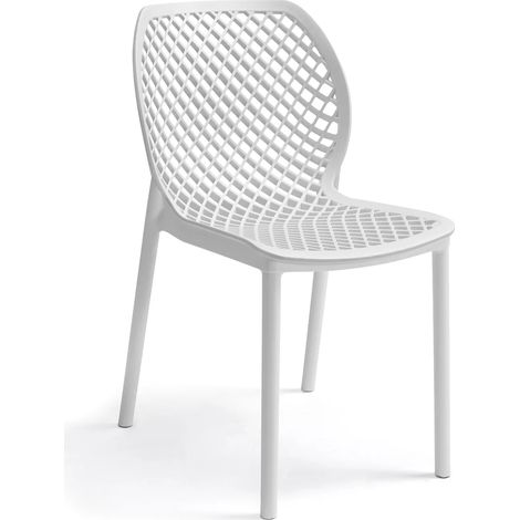 SEDIA IN POLIPROPILENE 'ARIA' bianco - BICA (1/2)