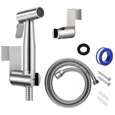 Toilet Shower Kit Thermostatic Shower Mixer with Hand Sprayer for Intimate Hygiene Anti-Scald Toilet Bidet Spray Set Bidet Shower (1/4)