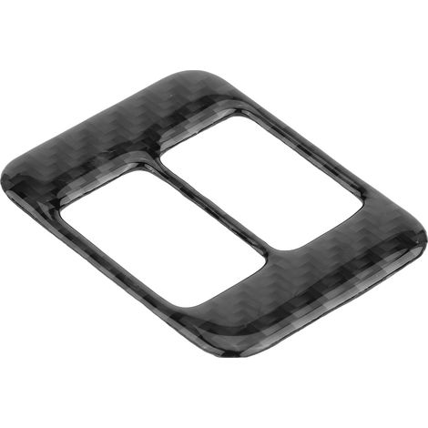 Autocollant garniture cache interrupteur bouton chauffage siège auto en fibre de carbone 7.7x6 cm pour Toyota 86 Subaru BRZ 13-18 (vide) 1 pièce (1/5)