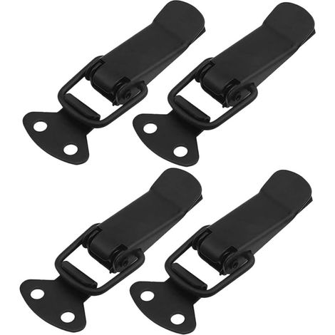 4 Piece Steel Hardware Cabinet Latches Tension Button Boxes Latch