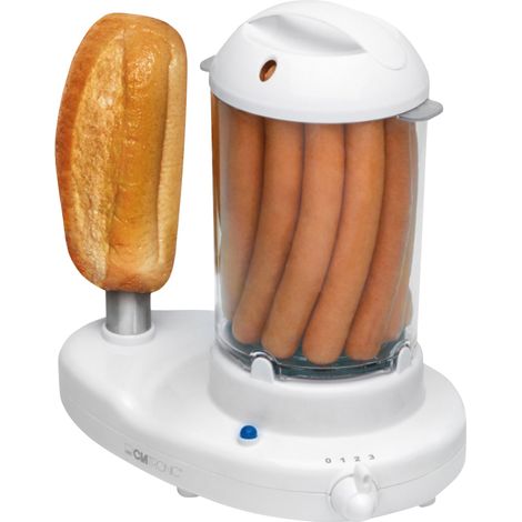 Clatronic HDM 3420 aparato para hot-dogs y huevos blanco