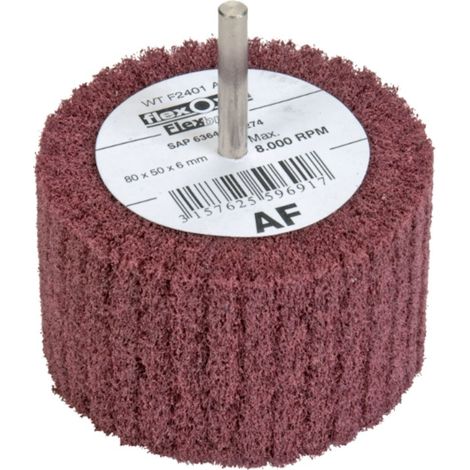 Roue en abrasif incorporé FLEXBRITE - Ø 80 - Grain 4 (fin) - FLEXOVIT