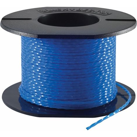 – 25 m x 1,5 mm geflochtene Nachfüllschnur – Für Reflex Plus Trimmer – Effizientes Schneiden und erhöhte Reißfestigkeit – Einfache Montage (1/3)