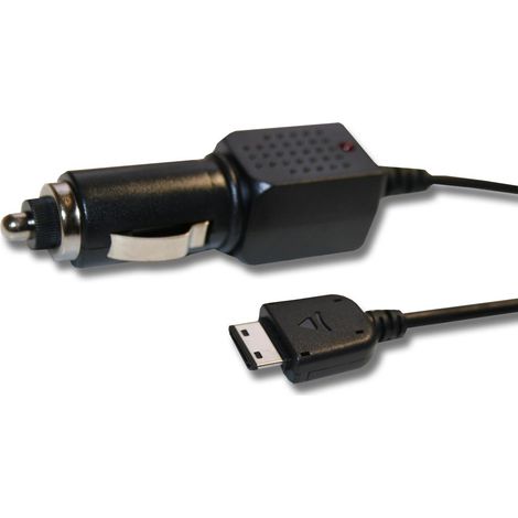 vhbw Kfz-Ladekabel kompatibel mit Samsung SGH-G400 Soul, SGH-L170, SGH-M200, SGH-i200, SGH-J110, SGH-F110 miCouch Handy - 12V/24V Ladegerät, 10,5 cm