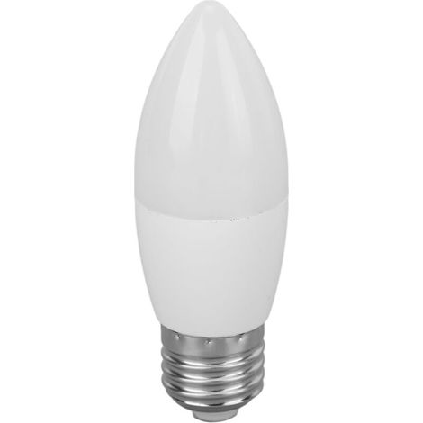 Ampoule LED C37 5W 450LM 5000K Blanc Froid pour Plafonnier Ventilateur, Protection des Yeux, Lumière Vive Salon 100‑240V