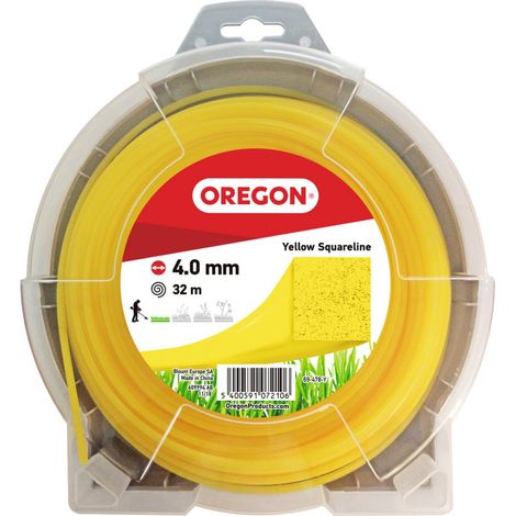 Accesorio desbrozadora oregon tool nylon amarillo 4.0 mm 32 m