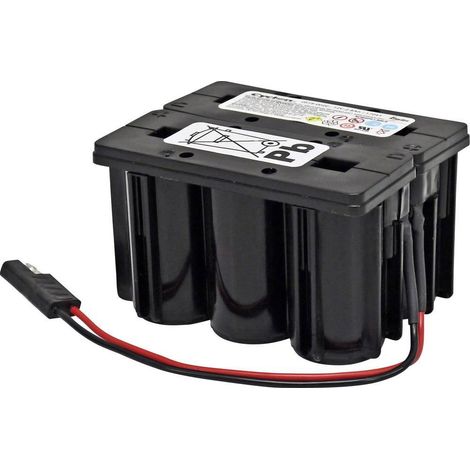 Batería de plomo Enersys Hawker Cyclon F2x3 12V 2,5Ah negra