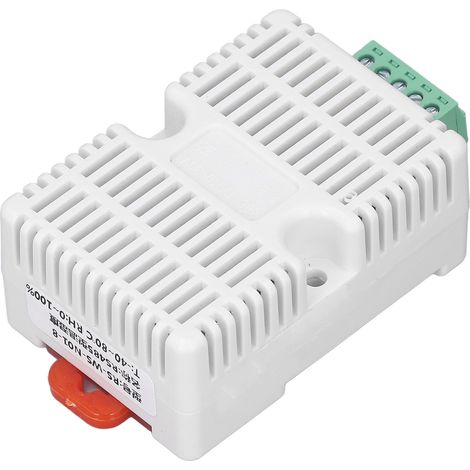 Temperatur- und Feuchtigkeitssensormodul mit RS485-Schnittstelle, 35-mm-Schienenmontage, Temperatur- und Feuchtigkeitstransmitter DC 10–30 V (1/5)