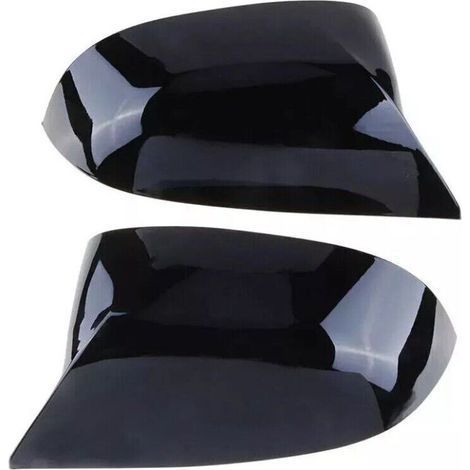 CACHE MIROIR NOIR BRILLANT POUR BMW SUV X3 X4 G01 G02 X5 X6 X7 G05 G06 G07, (1/5)