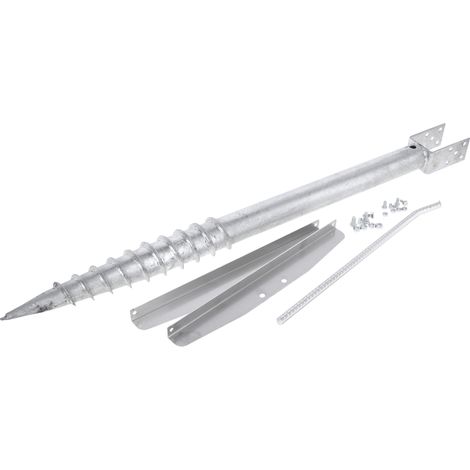 Outil ancre panneau solaire ako spiral anchor métal 120 cm