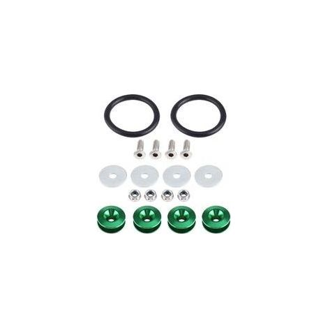 Aluminium-Motorraumstoßstangen-Verkleidungssatz – Set mit Unterlegscheiben und Schnellverschlussschrauben, hochfeste Ausführung (1/5)