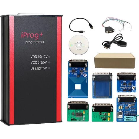 Outil de programmation de clés, prend en charge l'IMMO, dernières versions logicielles, Iprog 6 Adaptateurs (1/2)