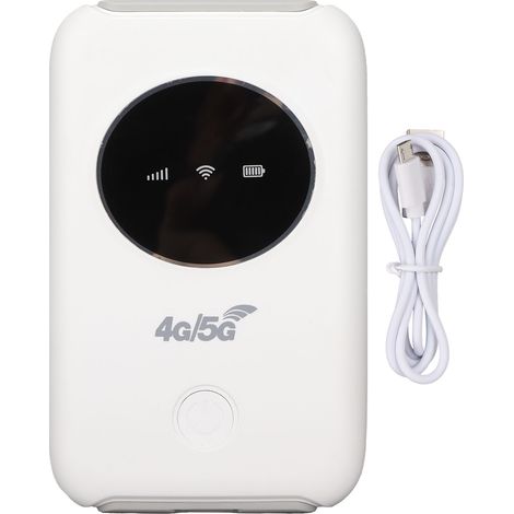 Dispositif WiFi Portable 3200mAh, Batterie Grande Capacité, Carte Réseau 4G sans Fil 150Mbps, Internet Mobile Haut Débit