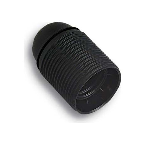 PORTALAMPADA CAMICIA FILETTATA - RESINA NERO E27 M10X1- 25 pezzi