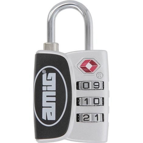 FPLUS candado combinacion 81tsa amig , Candado de combinación.
Para asegurar maletas u objetos de poco valor ocon riesgo de robo minimo.
Certificado TSA apropiado para viajar a EE