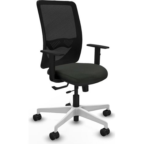 Sedia da ufficio piqueras y crespo Zulema bianco rete nera (1/2)