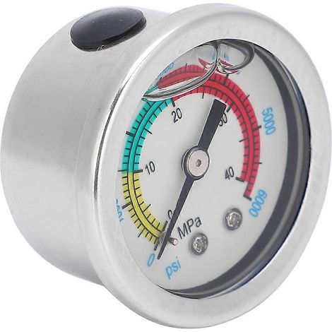 40 MPa 6000 PSI Manometer für Tauchkompressoren, ölgefülltes Manometer, Recyclingausrüstung, Aufblasanzeige (1/5)
