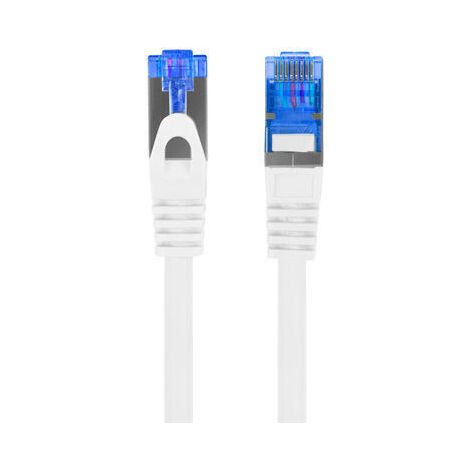 Patchcord Lanberg S/FTP kat.6A 5m lszh CCA fluke pasado biały (1/2)