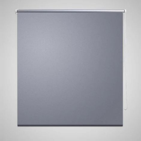 Store enrouleur occultant, Store jour nuit, Rideau occultant Isolant et Thermique 100 x 230 cm gris MAE7271 (1/4)