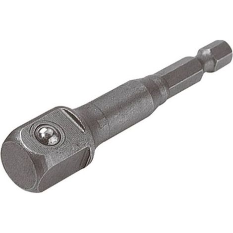 2414000 Adaptador de impacto de 1/2 pulgada, accionamiento de 1/4 de pulgada (6,3 mm), 72 mm