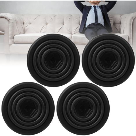 Vis ronde noire M8 de 35 mm de haut pour pieds de canapé en plastique, accessoires de meubles KR-P0172 (1/5)