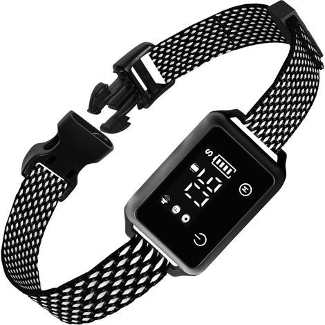 Collier Anti Aboiement Chien sans Choc Statique, Rechargeable, Etanche IP68 - Appareil de Dressage Vibrant (1/4)