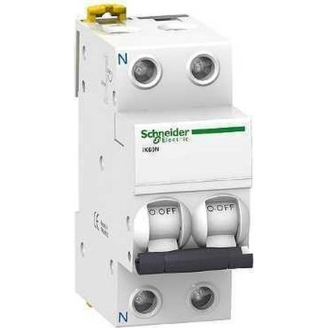 Interruptor automático 1P+N 6A RESIDENCIAL Schneider A9K17606