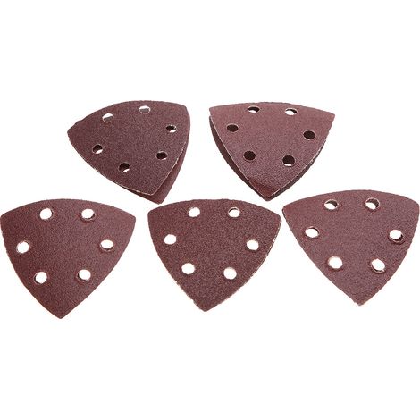 Ensemble de 50 disques abrasifs triangulaires de différents grains pour ponceuses (1/5)