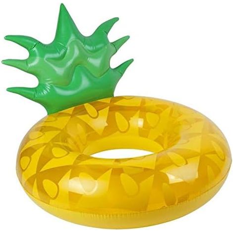 Bouée gonflable ananas - Grande bouée de piscine (1/4)