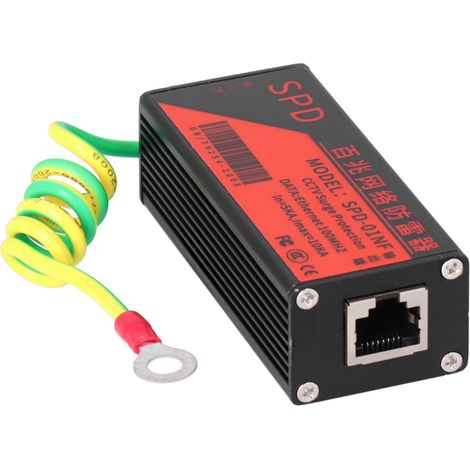 Parafoudre RJ45 pour réseau CCTV, protecteur anti-surcharge et prévention foudre, dispositif de protection contre les orages (1/5)