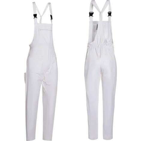 Salopette da Lavoro Bianca da Imbianchino  Cotone Massaua 100% Bianco 2XL