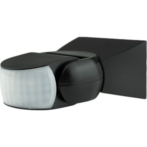 Détecteur de mouvement PIR CP-5C noir en saillie 180 degrés réglable Eco Light (1/3)