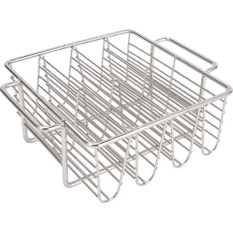 Panier à friture pour tortillas en forme de V, 4 niveaux, en acier inoxydable, compatible lave-vaisselle, pour four. (1/5)