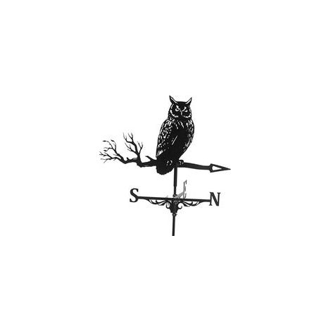 Girouette en métal sous Forme de Hibou de Maison de Ferme, Outils de Mesure de toits et de Cour (1/5)