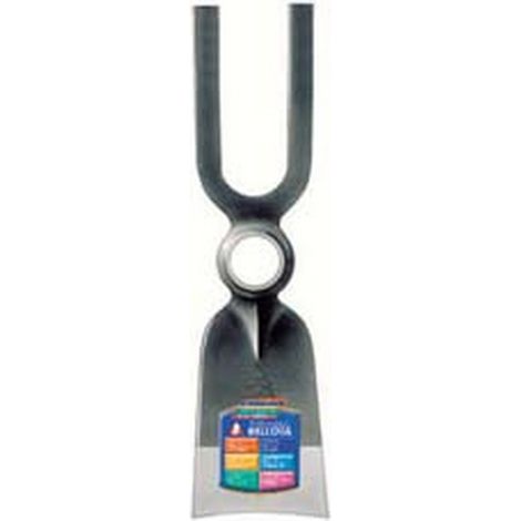 1PZ ZAPPA COMBINATA QUADRO BIDENTE PIATTO MOD.228/A - gr.600 cm.8x32h. occhio  mm.31/32 art.228/C