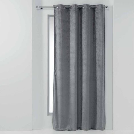 Rideau Occultant "Adrina" 140x280cm Anthracite (1/4)