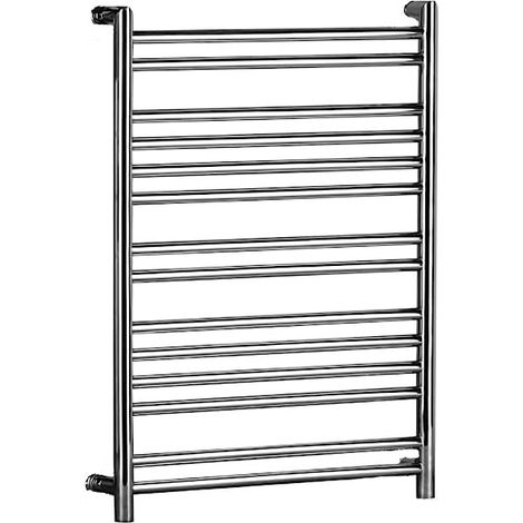 Tokyo Designer Stainless Steel Central Heating Towel Rail 500 x 850mm