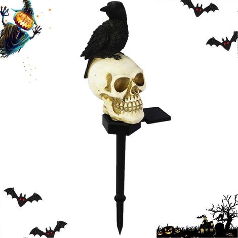 Solarbetriebene Geisterlichter für Halloween – realistische, leuchtende Gartenleuchten mit Solarantrieb