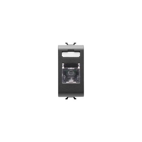 Presa telefonica Chorus nera