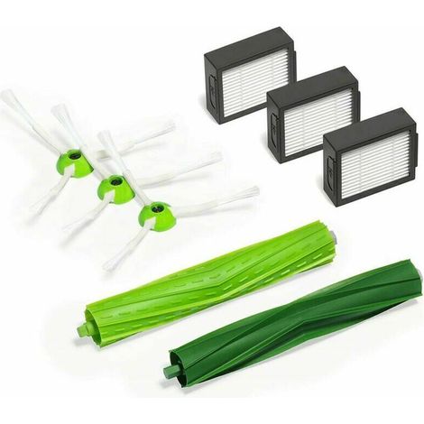Accessoires de balayeuse pour irobot i7 i7 + E5 E6 série brosse principale filtre brosse latérale ensemble accessoires 8 pièces ensemble (1/5)
