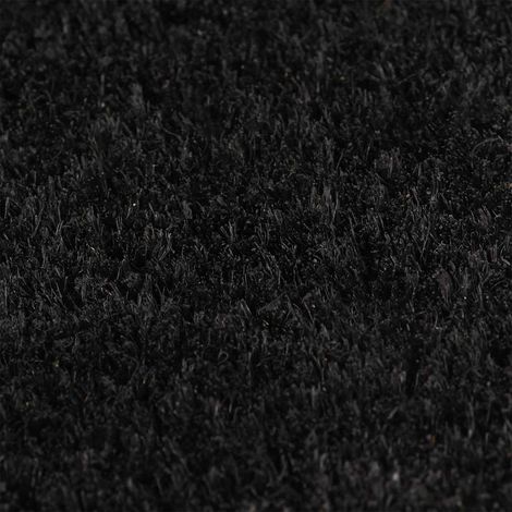 Maison Exclusive - Fußmatte Schwarz 40x60 cm Kokosfaser Getuftet