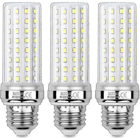 20-W-LED-Maiskolbenlampen, entspricht 150-W-Glühlampen, kaltweiß (6000 K), E27-Sockel, 3er-Pack (1/5)