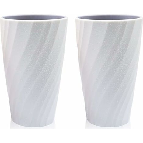 Set of 2 Soft and Unbreakable Bathroom Toothbrush Holders (White) (1/5)
