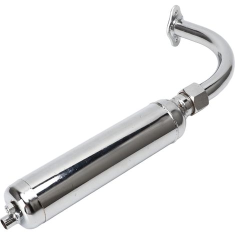 Silencieux pot d'échappement pour moteur vélo 49-80cc 2 temps, tube de queue motocycle, pièce de rechange cyclomoteur. (1/5)