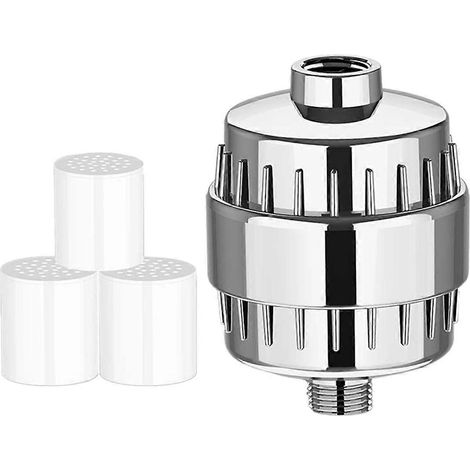 Filtre de douche à 15 étapes, filtre à eau dure, élimine le chlore et les métaux lourds. (1/5)