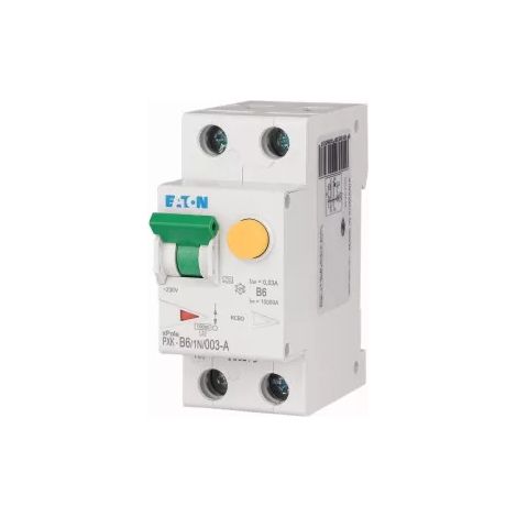 Eaton FI-/LS-Schalterkombination, 6 A, 30 mA, Auslösecharakteristik LS-Schalter: B, 1p + N, Auslösecharakteristik FI-Schalter: A, 236945 (1/2)