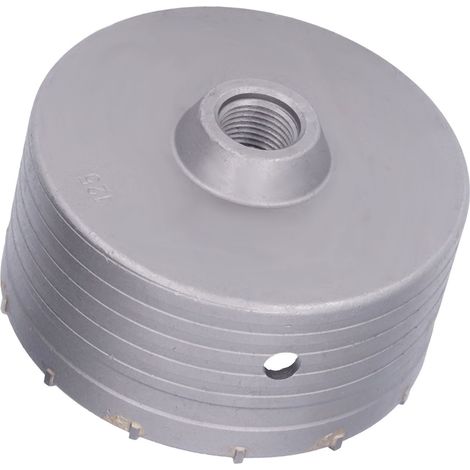 Scie cloche murale perceuse burin 125 mm ouvre trou carbure haute dureté pour béton (1/5)